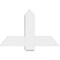 Ekena Millwork Eugene Architectural Grade PVC Gable Bracket, 36"W x 22 1/2"H x 2"D x 6"F, 15/12 Pitch GBP036X23X0206EUG00 - alternate 5